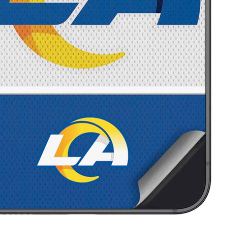 NFL Los Angeles Rams Zone Block Galaxy S25 Skin